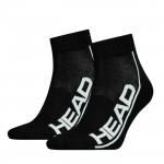 Calcetines Head Stripe Quarter Negros