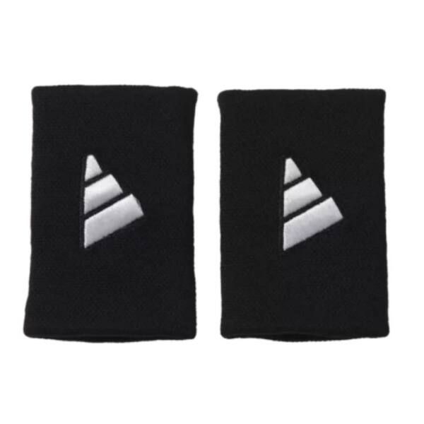 Muñequeras Adidas Negras - Formato Largo