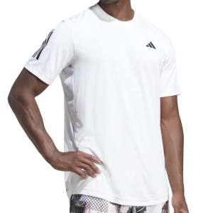 Camiseta Adidas Blanca Club 3 Bandas