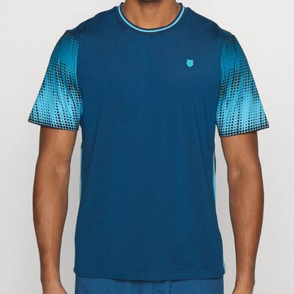 Camiseta K-Swiss Hypercourt Print Crew 3