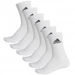 Calcetines Adidas Largos Blancos-Pack 6