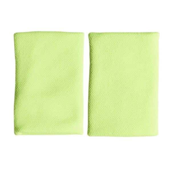 Dos muñequeras Adidas grandes color verde lima