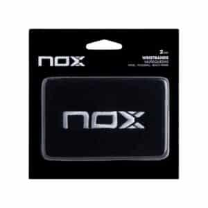 Blíster 2 Muñequeras NOX Negro/Blanco