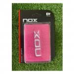 Muñequeras NOX Rosas Logo Blanco