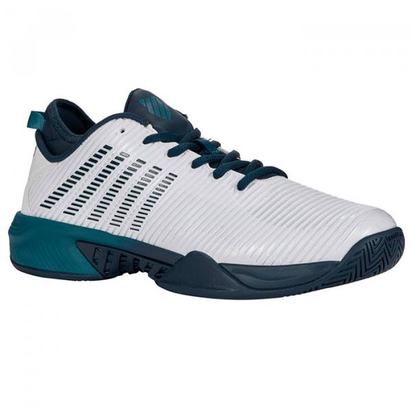 Zapatillas Hypercourth Supreme blanca y azul de K-Swiss