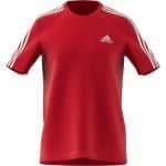 Camiseta Adidas 3 bandas scarlet