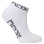 Calcetines NOX Tobilleros Blanco-Gris
