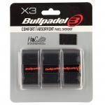 blister bullpadel overgrips perforados negros
