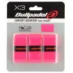 blister bullpadel overgrips perforados rosas