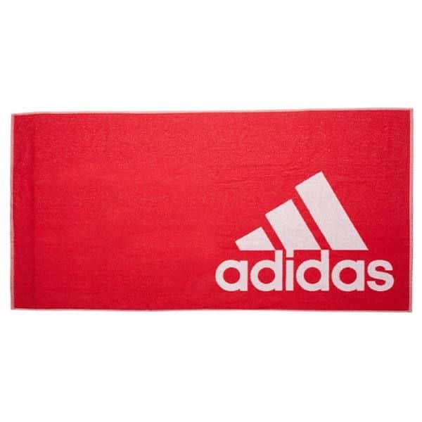toalla adidas grande roja