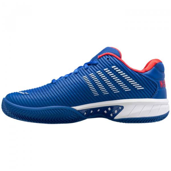 Zapatillas KSwiss Hypercourt Express azules - blancas y rojas
