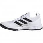 zapatilla court flash blancas negras