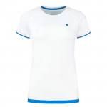 Camiseta K-Swiss Tac Hypercourt Round Neck Top Blanca