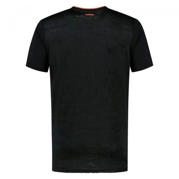Camiseta K-Swiss Hypercourt Mesh Crew Jet Black