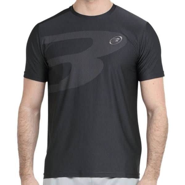 Camiseta Bullpadel de Hombre Unale Azabache