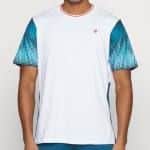Camiseta K-Swiss Hypercourt Print Crew 3 Blanca