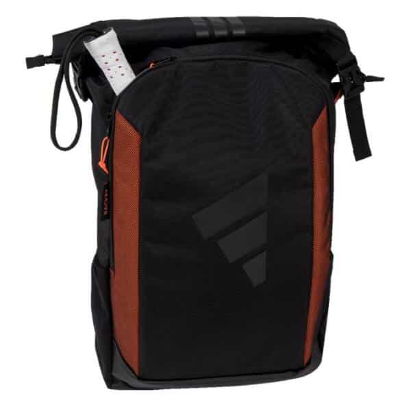 Mochila Adidas Multigame 3.4 Negro/Naranja 2025