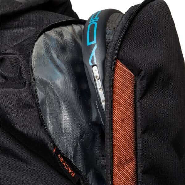 Mochila Adidas Multigame 3.4 Negro/Naranja 2025