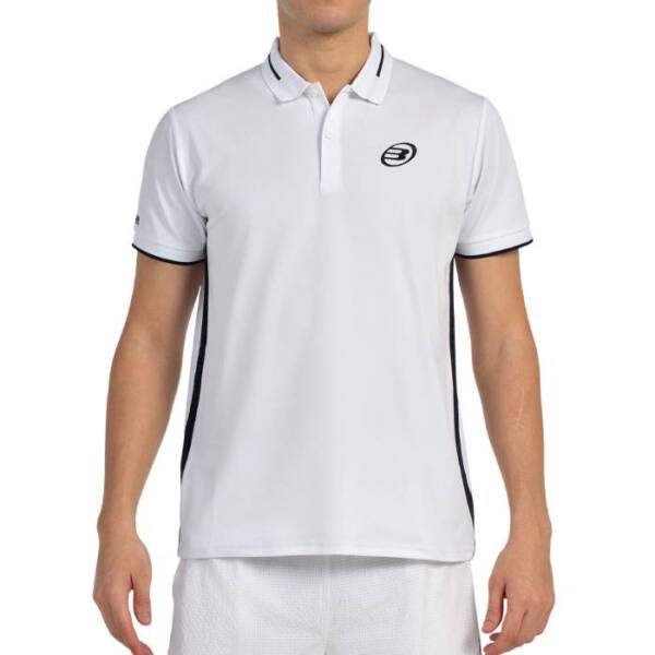 Polo Leiro 25V blanco Bullpadel