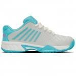 Zapatillas K-Swiss Hypercourt Express de chica gris y azul