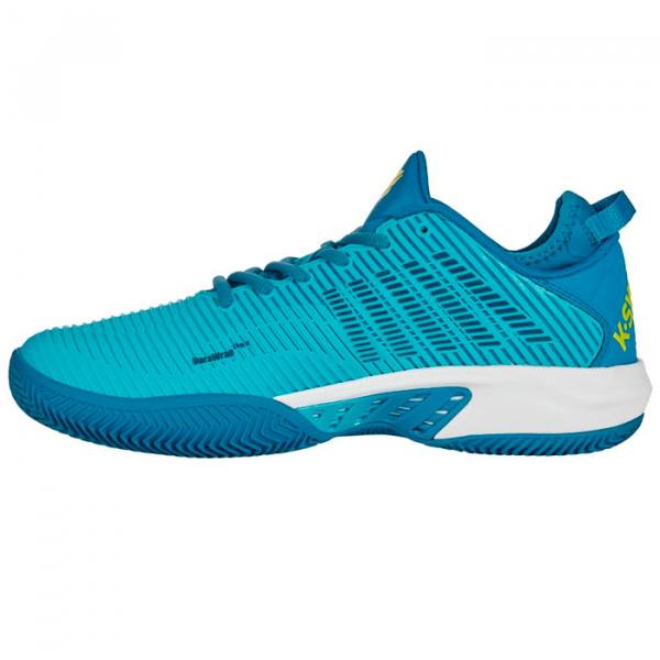 Zapatillas K-Swiss Hypercourt Supreme azules y amarillas
