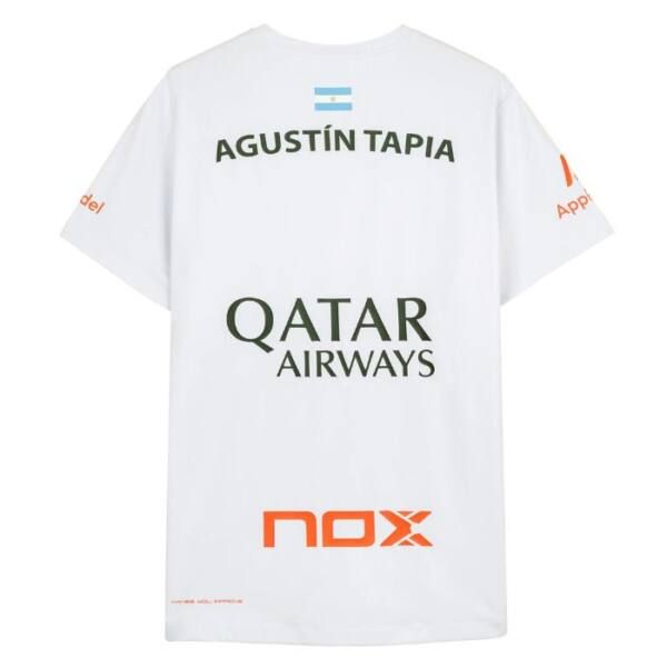 Camiseta NOX Agustín Tapia Blanca