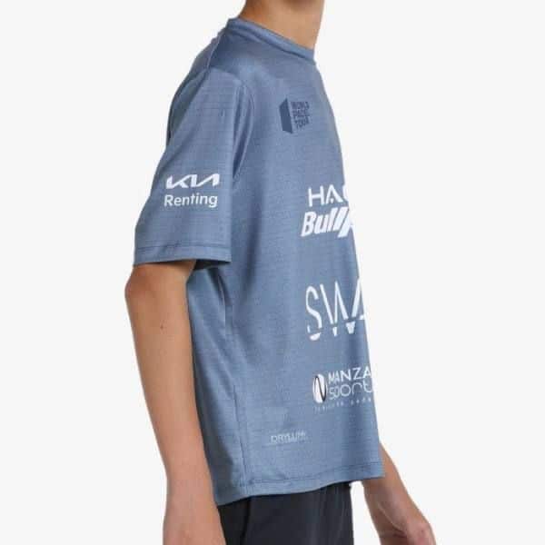 Camiseta Bullpadel Mirar Paquito Navarro Junior Azul