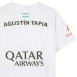 Detalle de la Camiseta Oficial NOX Agustín Tapia Blanca