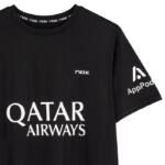 Detalle de la Camiseta Oficial NOX Agustín Tapia Negra