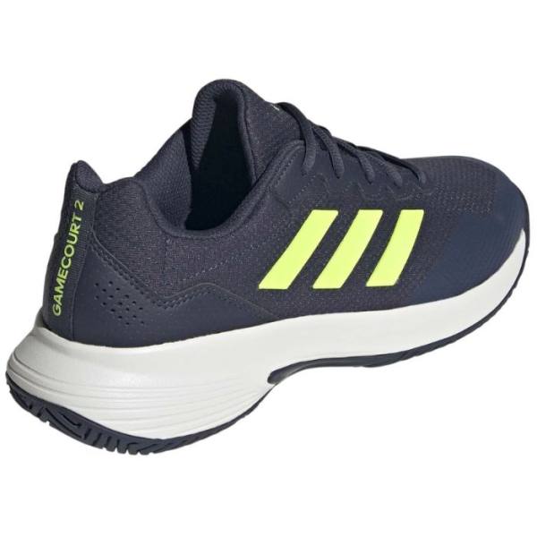 Detalle de las Zaptatillas Adidas GameCourt 2 en color azul.
