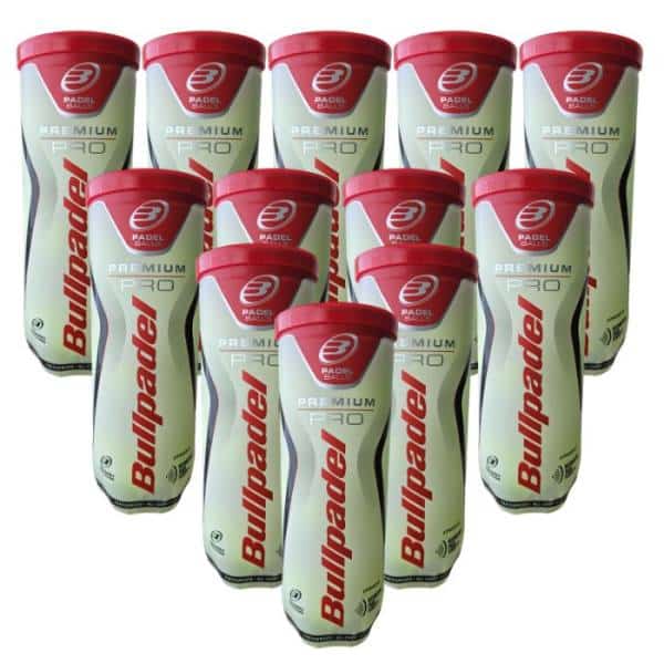 Pack de 12 Botes de Pelotas Bullpadel Premium Pro Pack de 12 Botes de Pelotas Bullpadel Premium Pro