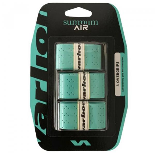 Blíster 3 unidades overgrips perforados Varlion Verdes