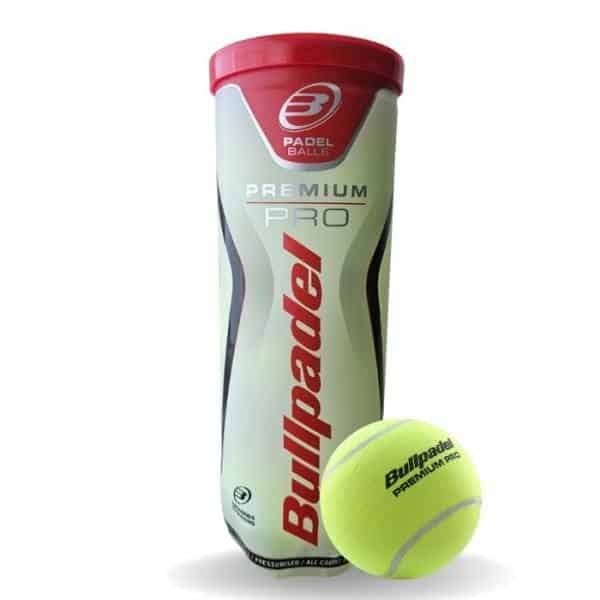 Bote de 3 Pelotas Bullpadel Premium Pro