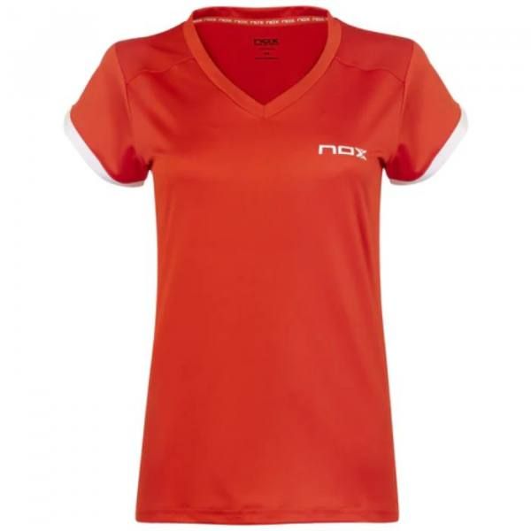 Camiseta Mujer NOX Team Roja Camiseta Mujer NOX Team Roja