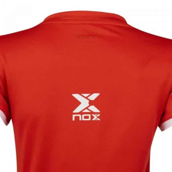 Detalle camiseta Team NOX Roja
