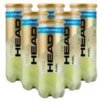 Pack de 6 Botes de Pelotas HEAD Padel Pro S+
