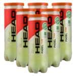 6 Botes de pelotas HEAD Padel Team