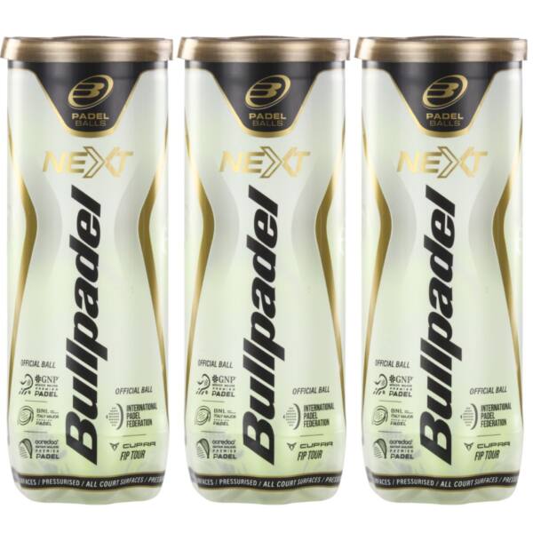 Tripack Pelotas Bullpadel Next Tripack Pelotas Bullpadel Next