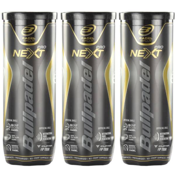 Tripack Pelotas Bullpadel Next Pro Tripack Pelotas Bullpadel Next Pro