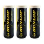 Pack 3 pelotas Dunlop Pro padel
