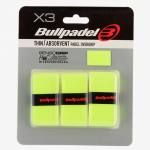 Blister Overgrips Bullpadel Thin Absorvent Amarillos Perforados