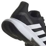 Detalle de las Zapatillas CourtJam Control Clay de Adidas Negras