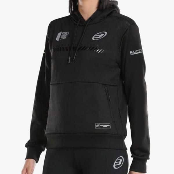 Sudadera Bullpadel Leste Negra