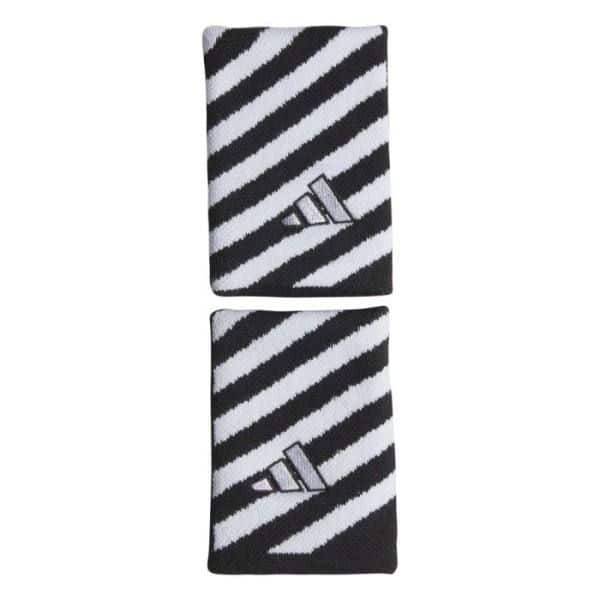 Muñequeras Adidas Negro-Blanco
