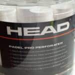 Detalle del Tambor 60 Overgrips HEAD Padel Pro Blancos Perforados