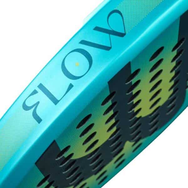 Detalle del marco de la pala Bullpadel Flow
