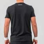 Camiseta Negra de HEAD el modelo Ivan