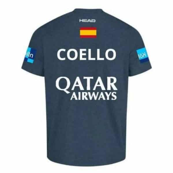 Camiseta de Arturo Coello HEAD Azul Marino