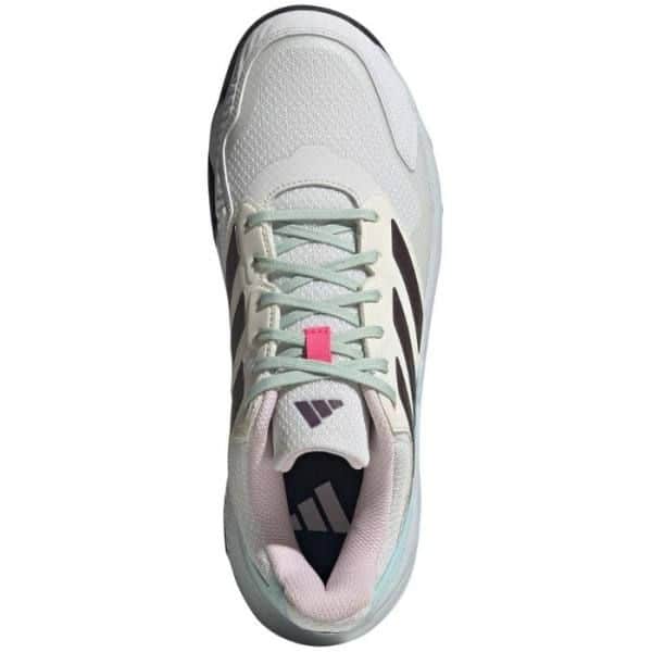 Zapatillas de pádel Adidas Courtjam Control Clay Blancas
