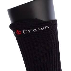 Detalle del logo de Black Crown